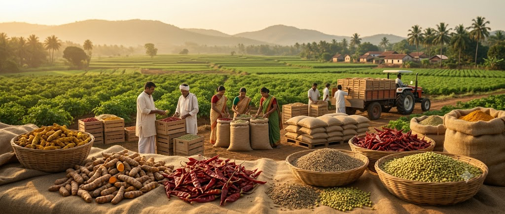 Indian farms and trusted spice suppliers