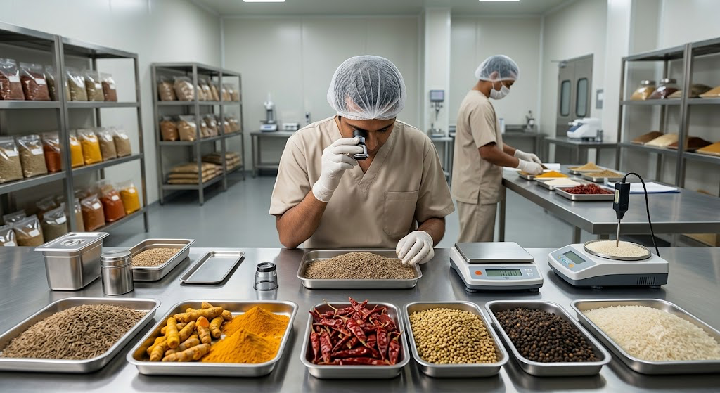 Quality inspection of export products