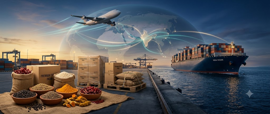 Indian products delivered to global markets